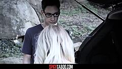 Driving Instructor Fucks Blonde Teen Outdoors