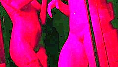 Beautiful Latina pornstar fingers brunette's pussy in bisexual girl on girl shower sex