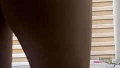 latina moves on big cock in bed