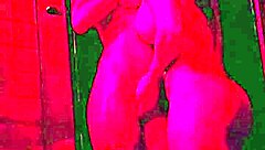 Beautiful Latina pornstar fingers brunette's pussy in bisexual girl on girl shower sex