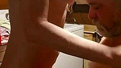 wife and i undress and lick each other's tits