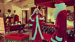 Granny Carmen's Christmas In July Vibrator Fuck