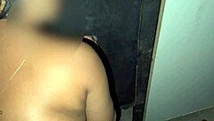 i rubb'd my ass on the black guy's dick and he cum'd on my hand in the glory hole.