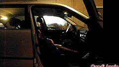 Slut milf wife Candi Annie does hardcore photo shoot in dirty garage