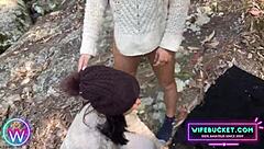Crafty Lesbian Cutie Boldly Seduces Best Girlfriend With Intense Cunilingus In Forest