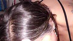 the hot mature maid sucks cock pov outdoors