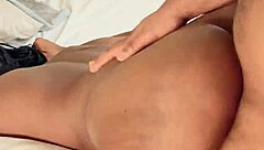 ebony pussy stays wet and juicy from hot fuck