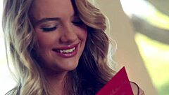 Beautiful Teen Kenna James Undresses and Shows Shaved Pussy