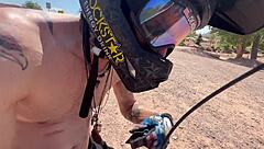 Blonde Sucks Monster Cock In Moab Utah