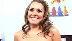 Busty drew butterfly performs hardcore in the bedroom