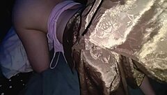 Neighbor's Tight Pussy On All Fours Gets Ass Filled With Cum