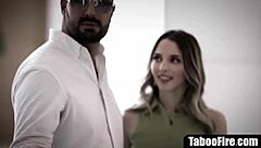 18yo teen deepthroats monster cock before hard fucking by older boyfriend.