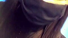 Angel Lima Exposes in Public Bathroom with Big Tits