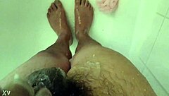 Quick Rubdown In The Shower For Relaxation