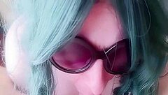 Huge Cock Cums In Mommy's Mouth For Liquid Lunch Swallow