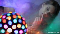 Big Boobed Alison Tyler Shows Tits, Nude Pussy, and Masturbates Solo