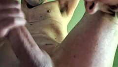 Teresa jones gives me a blowjob on the toilet