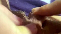 big clit orgasm closeup view