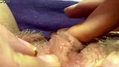 big clit orgasm closeup view