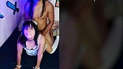 i hired this hot morena maid and we made a steamy homemade video in the bedroom together