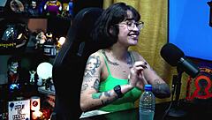 Martina Olivera in outdoor podcast