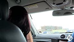 Huge Tits Slut Porcha Sins Cheats on Boyfriend in Car