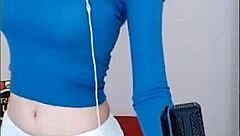 i love watching this sexy korean girl dance naked with her big tits