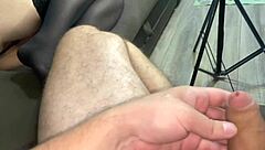 Masturbating with stepsister watching porn