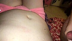 Fat Bbw Princess Gets Cum All Over Her Belly