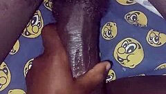 Intense Pussy Rubbing With Big Black Cock