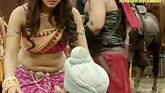 In this casual tale, a bubbly chubby woman shows off her deep navel. She's a star plus beauty with big tits.