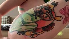 young girl enjoys some solo fun with fingering