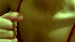 She enjoys his cock while riding her dildo