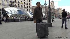 Spanish Slut Bound And Paraded In Public Streets For Exhibitionist Fetish