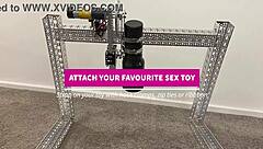 Lap dancer rides world's best sex machine!