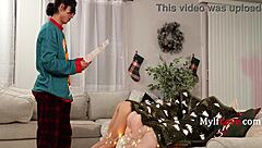 Petite latina milf cougar wife seduces step bro on christmas day