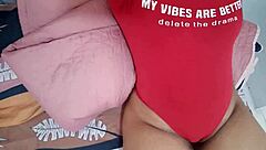 My new stepmom's tits are ready for sucking in homemade masturbation