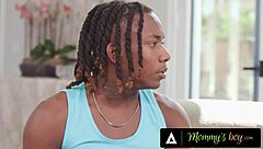 Perv teen creampies stepmom Rachael Cavalli while stepdad watches!