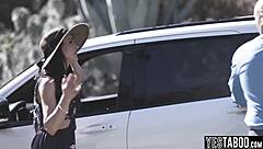 Milf wife threesome with cheater husband and his busty side chick!