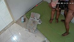 Latina wife cheats with neighbor in hidden camera footage!