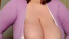 look at this busty mature lady's tits