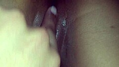 Why is this brunette so wet and fingering herself?