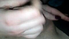 Amature cum in pantyhose lingerie fast handjob