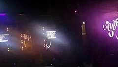 this 18-year-old latina gives a hot table dance on desk