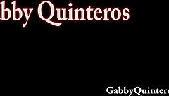 Cheating Latina Gabby Quinteros CAUGHT FUCKING Lawn Guy