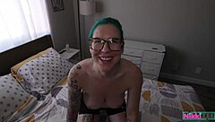 Spandex ripped & pussy owned by dom boyfriend