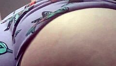 Pajamas Tease Spreading Pussy Lips For Ass Worship Orgasm