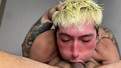 Can femboy handle stepdaddy's creampie in anal?