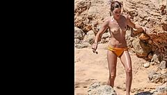 Emma Watson Enjoys Beach in Ibiza June 2022 Topless