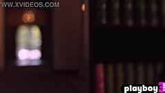 Look at this busty blonde posing in lingerie!